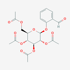 molecular formula C21H24O11 B088313 2-甲酰苯基 2,3,4,6-四-O-乙酰-β-D-吡喃葡萄糖苷 CAS No. 14581-83-0
