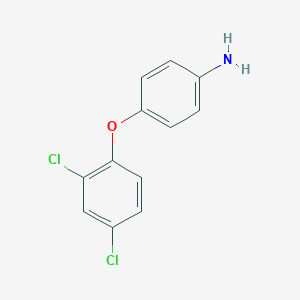 molecular formula C12H9Cl2NO B088344 4-(2,4-二氯苯氧基)苯胺 CAS No. 14861-17-7