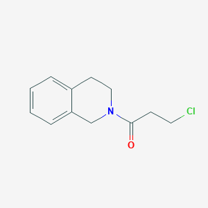 molecular formula C12H14ClNO B088393 2-(3-氯丙酰基)-1,2,3,4-四氢异喹啉 CAS No. 10579-67-6