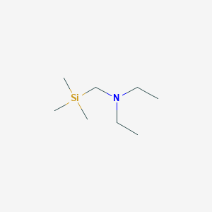 molecular formula C8H21NSi B088508 乙胺，N-乙基-N-[(三甲基甲硅烷基)甲基]- CAS No. 10545-36-5