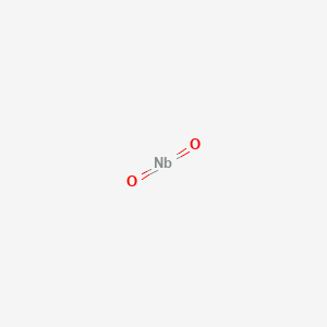 molecular formula NbO2 B088533 Niobium dioxide CAS No. 12034-59-2