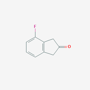 molecular formula C9H7FO B088540 4-氟-1H-茚-2(3H)-酮 CAS No. 1210824-58-0