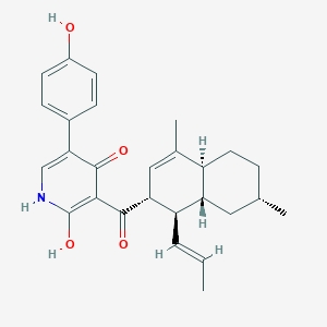 molecular formula C27H31NO4 B088590 伊利西菌素 H CAS No. 12689-26-8