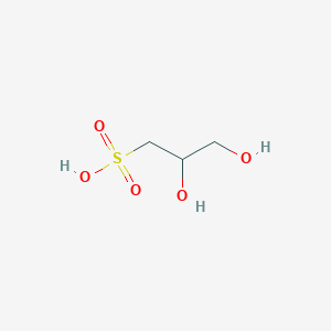 molecular formula C3H8O5S B088602 3-磺基丙二醇 CAS No. 10296-76-1