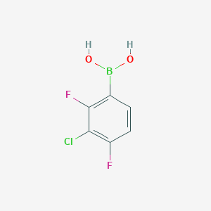 molecular formula C6H4BClF2O2 B088604 3-氯-2,4-二氟苯硼酸 CAS No. 1310384-18-9