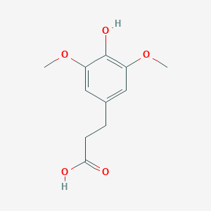 molecular formula C11H14O5 B088610 二氢芥子酸 CAS No. 14897-78-0