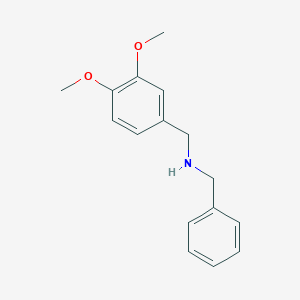 B088634 Benzyl-(3,4-dimethoxy-benzyl)-amine CAS No. 13174-24-8