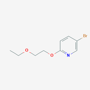molecular formula C9H12BrNO2 B088652 2-(2-乙氧基乙氧基)-5-溴吡啶 CAS No. 1249442-19-0