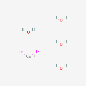 molecular formula CaH8I2O4 B088675 碘化钙四水合物 CAS No. 13640-62-5