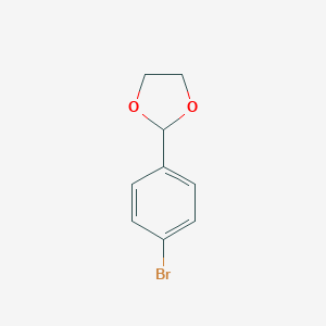 molecular formula C9H9BrO2 B088685 2-(4-溴苯基)-1,3-二氧戊环 CAS No. 10602-01-4