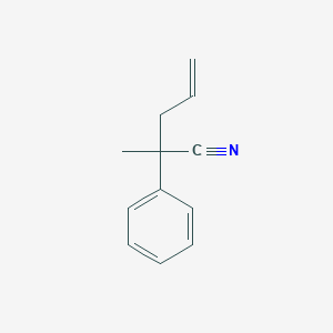 molecular formula C12H13N B008869 2-甲基-2-苯基戊-4-烯腈 CAS No. 104367-49-9