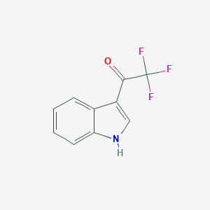 molecular formula C10H6F3NO B088726 3-(三氟乙酰)吲哚 CAS No. 14618-45-2