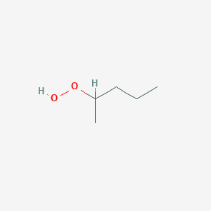 molecular formula C5H12O2 B088737 2-Hydroperoxypentane CAS No. 14018-58-7