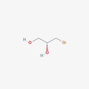 molecular formula C3H7BrO2 B088797 (R)-3-溴丙烷-1,2-二醇 CAS No. 14437-88-8