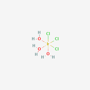 molecular formula Cl3H6IrO3 B088871 三氯化铱三水合物 CAS No. 13569-57-8