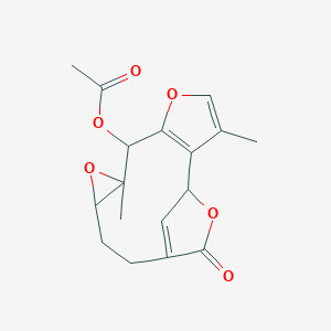 molecular formula C17H18O6 B088876 锡兰素 CAS No. 13761-05-2