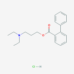 molecular formula C20H26ClNO2 B008897 3-Diethylamino-1-propanol 2-phenylbenzoate CAS No. 102698-88-4
