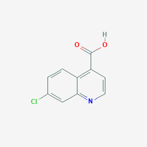 molecular formula C10H6ClNO2 B089183 7-氯喹啉-4-羧酸 CAS No. 13337-66-1