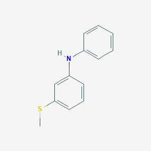 molecular formula C13H13NS B089185 3-(Methylthio)-N-phenylaniline CAS No. 13313-45-6