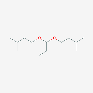 molecular formula C13H28O2 B089192 1,1'-(Propylidenebis(oxy))bis(3-methylbutane) CAS No. 13002-13-6
