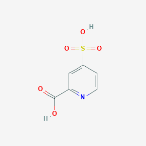 molecular formula C6H5NO5S B089212 4-磺基吡啶-2-羧酸 CAS No. 14045-14-8