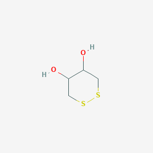 molecular formula C4H8O2S2 B089240 (4S,5S)-1,2-二硫杂环丁烷-4,5-二醇 CAS No. 14193-38-5