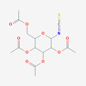 molecular formula C15H19NO9S B089267 2,3,4,6-四-O-乙酰-β-D-吡喃葡萄糖异硫氰酸酯 CAS No. 14152-97-7