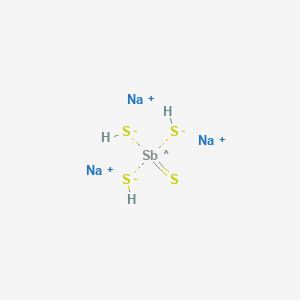 molecular formula H3Na3O3SSb B089268 Sodium thioantimonate CAS No. 13776-84-6