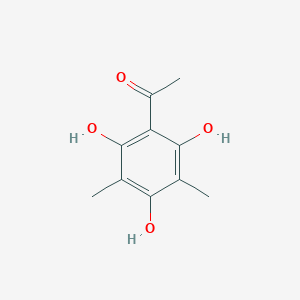 molecular formula C10H12O4 B089274 1-(2,4,6-Trihydroxy-3,5-dimethylphenyl)ethan-1-one CAS No. 13383-63-6