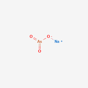 molecular formula AsNaO3 B089281 Sodium metaarsenate CAS No. 15120-17-9