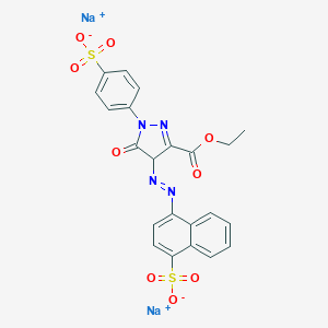 B089309 disodium 3-ethyl 4,5-dihydro-5-oxo-4-[(4-sulphonato-1-naphthyl)azo]-1-(4-sulphonatophenyl)-1H-pyrazole-3-carboxylate CAS No. 15139-76-1