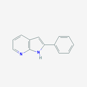 molecular formula C13H10N2 B089319 2-Phenyl-1H-pyrrolo[2,3-b]pyridine CAS No. 10586-52-4