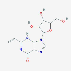9-[3,4-dihydroxy-5-(hydroxymethyl)oxolan-2-yl]-2-ethenyl-3H-purin-6-one