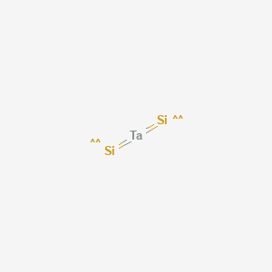 molecular formula Si2Ta B089367 Tantalum silicide (TaSi2) CAS No. 12039-79-1