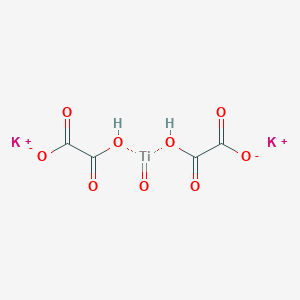 molecular formula C4K2O9Ti B089385 Oxalato de titanio de potasio dihidratado CAS No. 14481-26-6