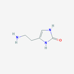 B089397 2-(2-Oxo-4-imidazolin-4-yl)ethylamine CAS No. 1004-21-3