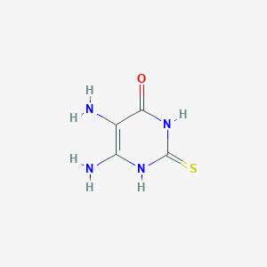 molecular formula C4H6N4OS B089401 4,5-二氨基-2-硫代尿嘧啶 CAS No. 1004-76-8