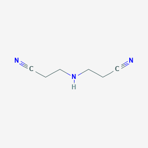 molecular formula C6H9N3 B089418 3,3'-亚氨基二丙腈 CAS No. 111-94-4