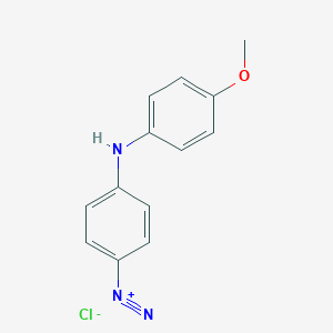 B089421 4-[(4-Methoxyphenyl)amino]benzenediazonium chloride CAS No. 101-69-9