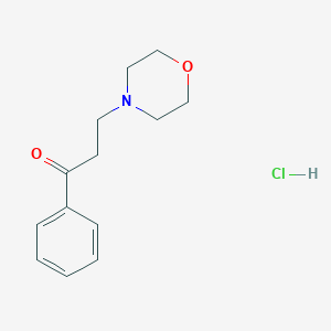 molecular formula C13H18ClNO2 B089427 3-吗啉基丙酮盐酸盐 CAS No. 1020-16-2