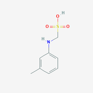 molecular formula C8H11NO3S B089434 Methanesulfonic acid, [(3-methylphenyl)amino]- CAS No. 102-42-1