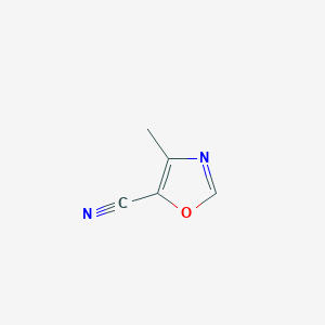 molecular formula C5H4N2O B089439 4-Methyloxazole-5-carbonitrile CAS No. 1003-52-7