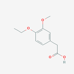 molecular formula C11H14O4 B089445 4-Ethoxy-3-methoxyphenylacetic acid CAS No. 120-13-8