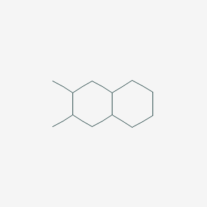 molecular formula C12H22 B089446 萘，十氢-2,3-二甲基- CAS No. 1008-80-6