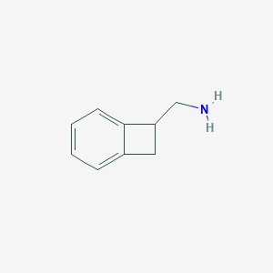 molecular formula C9H11N B089452 1-Bicyclo[4.2.0]octa-1,3,5-trien-7-ylmethanamine CAS No. 1005-19-2