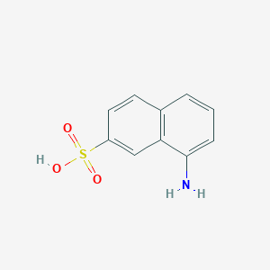 molecular formula C10H9NO3S B089468 8-氨基-2-萘磺酸 CAS No. 119-28-8
