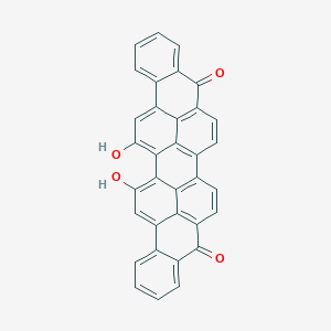 molecular formula C34H16O4 B089487 16,17-二羟基紫苏酮 CAS No. 128-59-6