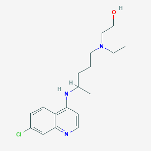 molecular formula C18H26ClN3O B089500 羟氯喹 CAS No. 118-42-3