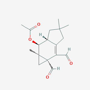 molecular formula C17H22O4 B008951 Acetylmerulidial CAS No. 108893-54-5