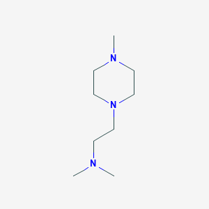 B089528 1-Piperazineethanamine, N,N,4-trimethyl- CAS No. 104-19-8